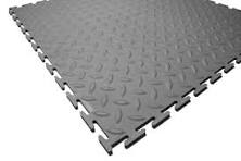 Резиновая плитка, Rubber Grain, 9 мм, 500*500 мм, тёмно ...