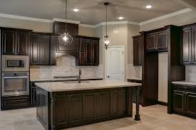 What color paint goes with dark wood floors. Modern Black Walnut Kitchen Cabinets Novocom Top