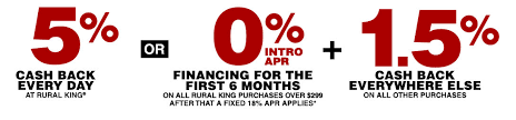 Help drive company initiatives, such as rural king's harvest card program, customer c.a.r.e., and rk plus protection plan. The Rural King Harvest Card
