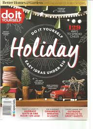 I also have installed ad block plus, which lets me watch videos without advertisements, which i strongly recommend. Amazon Com Better Homes And Gardens Do It Yourself Magazine Holiday 2017 Better Homes And Gardens Magazine Books