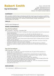 Find the best sap business analyst resume examples to help you improve your own resume. Sap Sd Consultant Resume Samples Qwikresume