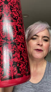 Our new Exercising Demon Water Bottles have arrived! , A sturdy, insulated,  24-ounce stainless steel water bottle decorated with a dignified pattern of  demons engaged in wholesome exercise. The design ...