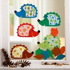 Sachenmacher Kinder Herbst Fensterbilder Igel 15 Teilig Online Bestellen Jako O Fensterbilder Basteln Basteln Herbst Basteln Mit Kindern Herbst