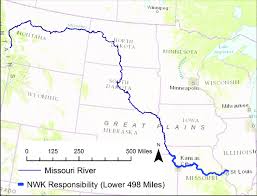 Missouri River overview map. Missouri RM 0 at confluence with the... |  Download Scientific Diagram