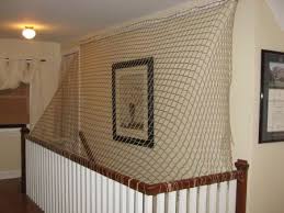 Wooden baby fences are sturdy, and because they are made for children, you shouldn't get splinters from the wood. Incord S Mission Is To Provide The Best Custom Safety Netting Possible Baby Proofing Stairs Loft Railing Stairs Covering