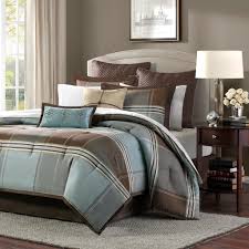 Get comforters from top brands to settle into your bed. Cal King Size Lincoln Square 8 Piece Comforter Set Solid Wood Brown Madison Park 675716319823 Ebay