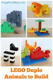 Lego Duplo Animals To Build Frugal Fun For Boys And Girls Lego Activities Lego For Kids Lego Projects