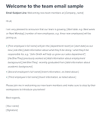 A warning appears about you not. Welcome To The Team Email Sample Template Workable