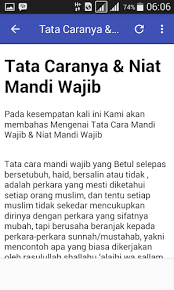 Bersetubuh (berjimak) samada keluar air mani ataupun tidak. Niat Mandi Wajib Latest Version For Android Download Apk