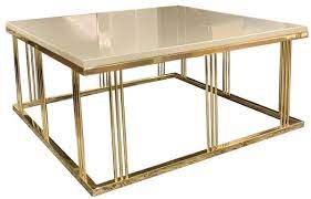 Dec 18, 2019 · a sofa table is a great addition to a living room because it adds an extra surface for plants, picture frames, and books. Casa Padrino Luxury Coffee Table Gray Gold 100 X 100 X H 45 Cm Square Living Room Table With Glass Plate Living Room Furniture