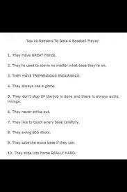 Chaser Of Cleats On Twitter 10 Reasons To Date A Baseball Player 3 Http T Co Xk1ij1ig