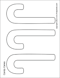 Candy canes for you to color. Candy Canes Free Printable Templates Coloring Pages Firstpalette Com