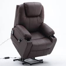 Mcombo Electric Power Lift Massage Sofa Recliner Heated Sofa Lounge W Remote Control 7040 Brown For More Recliner Chair Lift Recliners Rocker Recliner Chair