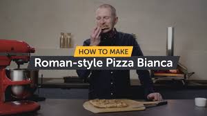 Roman Style Pizza Bianca Making Pizza At Home Youtube