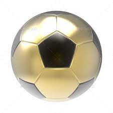 Gold Soccer Ball 3d Render Soccer Ball Soccer Graphics Design Ideas