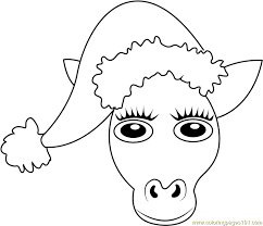 When you watch the cartoon my little pony, what is more, attractive than the fact that you love to color this cartoon? Santa Pony Coloring Page For Kids Free Christmas Animals Printable Coloring Pages Online For Kids Coloringpages101 Com Coloring Pages For Kids