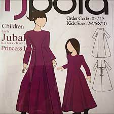 Baju macam ni lagi cepat dijahit berbanding baju kurung moden. Pola Jahitan Jubah Princess Line Kanak2 Muslimah Fashion On Carousell