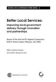 It benz g class 2015 review setin. Pdf Improving Local Government Delivery Through Innovation And Partnerships Making Local Governance Work Series Part 3