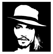 Johnny Depp Fan Art Johnny Black And White Johnny Depp Black And White Artwork Black And White Painting