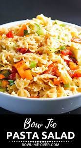 Bow Tie Pasta Salad Recipe Recipe Bowtie Pasta Salad Pasta Salad Recipes Bow Tie Pasta Salad Recipe
