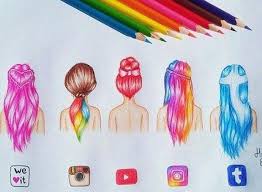 This Is So Creative And Beautiful Specialy The New Instagram Social Media Art Social Media Drawings App Drawings