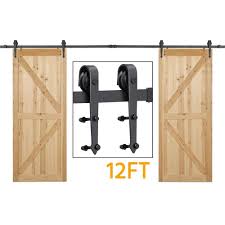 Gate furniture if you are looking to repair your garden gate furniture or purchase items for a new gate, we have the range for you. Yaheetech 12ft 3660mm Sliding Barn Wood Door Hardware Kit Closet Set Track Roller Hangers For Home Furniture Arrow Roller Industrial Double Wooden Door Buy Online In Burkina Faso At Burkinafaso Desertcart Com Productid 196157261