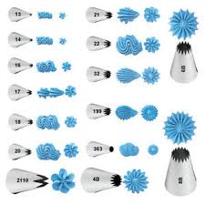 wilton open star decorating tips new assorted sizes cake icing decoration tip