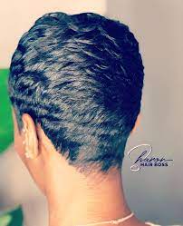 Back Shot Come Enjoy The Sharon Blackman Experience Linkinbio Follow Sharonharirboss Short Hair Styles Pixie Short Hair Styles Short Hair Dos