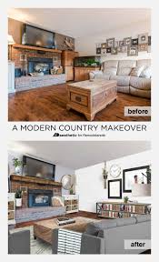 Our guest room was available and i wanted to sort of trade that room for my current room . Remodelaholic Real Life Rooms A Modern Country Living Room Makeover