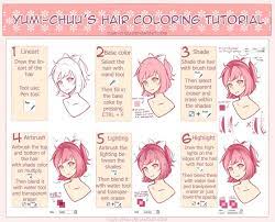 Hair Coloring Tutorial Coloring Tutorial Drawing Tutorial Tutorial