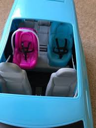 Barbie Midge Doll Happy Family Volvo Car Blue With Car Seats 2003 Car Seats Barbie Volvo Cars