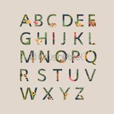 Get ideas and start planning your perfect alphabet design today! Alphabet Design With Autumn Theme Vegetation Simple And Smart Style Stock Vector Crushpixel