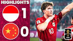 Video Indonesia vs China (1-0) Highlights | World Cup Qualifiers 2026 - YouTube