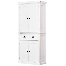 Check spelling or type a new query. Homcom Free Standing Kitchen Pantry Traditional Kitchen Pantry Cabinet Cupboard With Doors And Shelves Adjustable Shelving White Wooden Organizer Home Furnitu In 2021 Freestanding Kitchen Free Standing Kitchen Pantry Pantry Cabinet