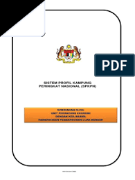 Penyerahan 1 naskah sistem profil kampung peringkat nasional (spkpn) kg. Format Buku Profil Kampung Tandop Gajah Putih
