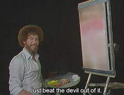 19 gifs you can literally hear bob ross quotes bob ross art bob ross