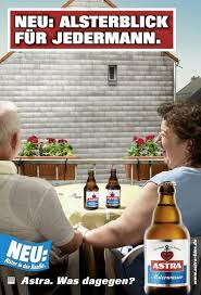 Astra Alsterblick Bier Werbung Astra Bier Bier Lustig