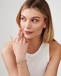 Amazon.com: Pearl Bracelet for Women Gifts Trendy Stuff Dainty Pearl  Bracelet White Baroque Pearl Wrist Bracelets Bridesmaid Bridal Wedding  Jewelry Gifts: Clothing, Shoes & Jewelry