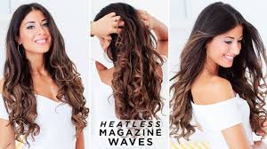 For tighter, more voluminous waves from your root to end, part your hair down the middle and create two french braids. 10 Ways To Get Heatless Curls Fast With Pictures Luxy Hair Advice