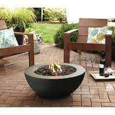 Round Propane Fire Pit Black Threshold Target Fire Pit Small Fire Pit Outdoor Propane Fire Pit