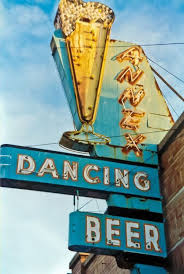 Dancing Beer Annex Old Neon Signs Vintage Neon Signs Neon Signs