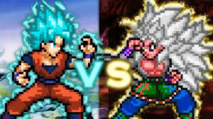 Goku ssjb damage sprites : Sprite Move Fight Goku Super Ssj Blue Vs Goku Af Ssj 5 Youtube