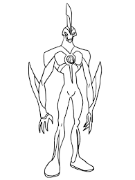 77 ben 10 printable coloring pages for kids. Ben 10 Waybig Coloring Page Online Coloring Pages