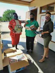 Between e clayton st/e brannan way and york st; School Book Donation To Motlhabaneng Primary School Children In The Wilderness