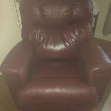 The imitation leather is peeling off the fabric on the headrest area. Best Lazy Boy Recliner Real Maroon Leather Euc Almost New No Rips Tares Or Blemishes Rocker Chair Reduced 5 5 16 440 Will Not Peel Off For Sale In Gulf Breeze Florida For 2021