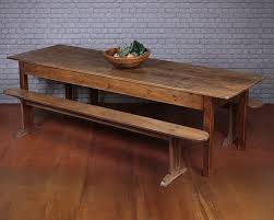 This is very similar to the basic place setting but with the inclusion of a salad plate and a soup bowl on top of the dinner plate. 9 Feet Long Pine Kitchen Dining Table C 1900 Antiques Atlas
