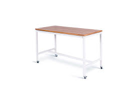 Stylize your home at west elm®! Modern Tall Bar Kitchen Dining Table On Wheels