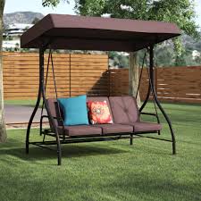 Shop canopy parts & accessories and a variety of outdoors products online at lowes.com. Winston Porter Lasalle Canopy Patio Porch Swing With Stand Reviews Wayfair