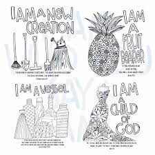 The law has no more to do with me. 4 Free Identity In Christ Coloring Pages Free To Print And Color Stevie Doodles Free Printable Coloring Pages