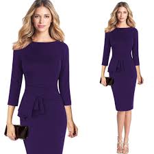 La sua particolarità e lo scollo profondo e il fiocco con la fibbia che lo rende ancora più esclusivo ed elegante. Theshy Donna Elegante Volant Peplum 3 4 Abito Manica Lavoro Business Party Tubino Ragazza Gonne Invernali Lunghe Donna Gonna Vita Alta Scozzese Abito Donna Eleganti Manica Lunga Sexy Faceshopping